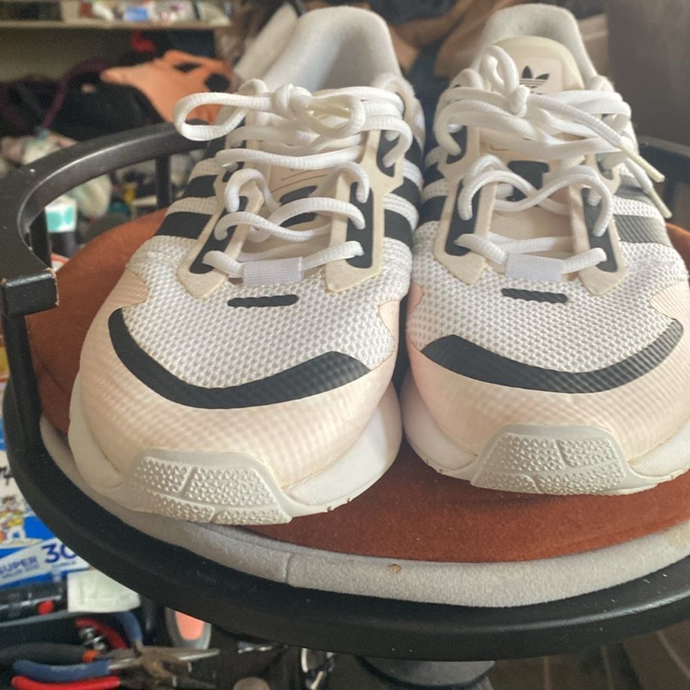 Adidas ZX White and Black with pink highlights Sneakers Men's 11 - Picture 3 of 10